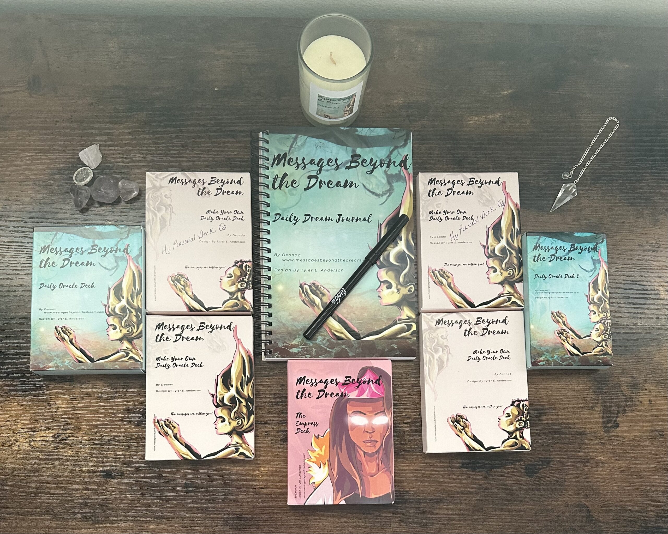 MESSAGES BEYOND THE DREAM DAILY ORACLE CARDS - GIFT SET